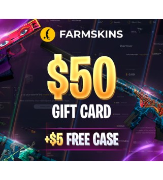 Farmskins $50 Wallet Card + FREE CASE Key GLOBAL